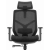 Fotel biurowy ergonomiczny obrot. Hell's Chair HC-1052 Plus czarny tkanina