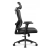 Fotel biurowy ergonomiczny Hell's Chair HC-1041 Czarny Ekoskóra Siliconowa