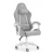 Fotel gamingowy HELL'S CHAIR HC- 1008 2.0 Szaro-biały Mesh tkanina szary