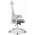 Fotel biurowy ergonomiczny obrotowy Hell's Chair HC- 1011 GREY Szary Biały