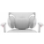 Fotel gamingowy Hell's Chair HC-999 grey tkanina