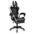 FOTEL GAMINGOWY Biurowy Hell's Chair HC- 1039 2.0 White z podnóżkiem