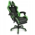 Fotel gamingowy HELL'S CHAIR HC-1039 green skóra sztuczna czarny