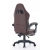Fotel gamingowy HELL'S CHAIR HC- 1015 Ciemny Brązowy skóra sztuczna biały