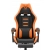 FOTEL GAMINGOWY Biurowy Hell's Chair HC- 1039 2.0 Orange z podnóżkiem