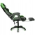 Fotel gamingowy HELL'S CHAIR HC-1039 green skóra sztuczna czarny