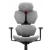 Fotel biurowy ergonomiczny obrotowy Hell's Chair HC-1010 szary tkanina