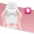 Fotel Gamingowy Hell's Chair Rainbow 2.0 Pink White Różowy Biały Ekoskóra