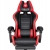 Fotel gamingowy HELL'S CHAIR HC- 1039 RED skóra sztuczna czarno-czerwony