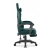 Fotel gamingowy HELLS CHAIR HC-1015 Zielony z podnóżkiem Tkanina