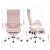 Fotel gamingowy HELL'S CHAIR HC- 1030 Różowy tkanina