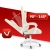 Fotel gamingowy Hell's Chair HC-1000 beżowy tkanina