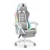 Fotel gamingowy HELL'S CHAIR HC-1039 2.0 Grey RGB LED tkanina szary