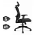 Fotel biurowy ergonomiczny obrotowy Hell's Chair HC-1041 Czarny Tkanina
