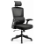 Fotel obrotowy Hell's Chair czarny tkanina ergonomiczny