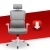 Fotel biurowy ergonomiczny obrotowy Hell's Chair HC- 1011 GREY Szary Biały