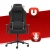 Fotel gamingowy biurowy obrotowy Hell's Chair HC-1009 czarny tkanina