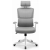 Fotel biurowy ergonomiczny obrotowy Hell's Chair HC- 1011 GREY Szary Biały