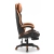 FOTEL GAMINGOWY Biurowy Hell's Chair HC- 1039 2.0 Orange z podnóżkiem