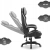 Fotel gamingowy HELL'S CHAIR HC- 1039 2.0 Black- Grey tkanina