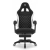 Fotel gamingowy HELL'S CHAIR HC- 1015 Czarno- biały tkanina czarno-biały