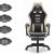 Fotel gamingowy HELL'S CHAIR HC- 1039 Beige- Black skóra sztuczna