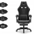 Fotel gamingowy HELL'S CHAIR HC- 1039 2.0 Black tkanina