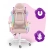 Fotel gamingowy obrotowy dla dzieci Hell's Chair HC-1000 LED Pink tkanina