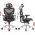 Fotel biurowy ergonomiczny obrotowy Hell's Chair HC- 1056 Czarny TKANINA