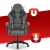 FOTEL GAMINGOWY Biurowy Obrotowy Hell's Chair HC- 1007 2.0 Grey Ekoskóra