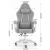 Fotel gamingowy HELL'S CHAIR HC- 1008 2.0 Szaro-biały Mesh tkanina szary