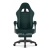 Fotel gamingowy HELLS CHAIR HC-1015 Zielony z podnóżkiem Tkanina