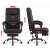 Fotel biurowy obrotowy Hell's Chair HC- 1032 Black Czarny Ekoskóra