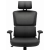 Fotel obrotowy Hell's Chair czarny tkanina ergonomiczny