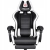 FOTEL GAMINGOWY Biurowy Hell's Chair HC- 1039 2.0 White z podnóżkiem