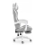 FOTEL GAMINGOWY Dla dzieci Hell's Chair HC-1039 2.0 White-Grey z podnóżkiem