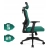 Fotel biurowy ergonomiczny obrotowy Hell's Chair HC-1041 Zielony Tkanina