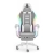 Fotel gamingowy HELL'S CHAIR HC-1039 2.0 Grey RGB LED tkanina szary