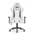 FOTEL GAMINGOWY Biurowy Obrotowy Hell's Chair HC- 1013 White Black Ekoskóra