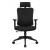 Fotel biurowy ergonomiczny obrotowy Hell's Chair HC-1041 Czarny Tkanina