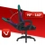 Fotel gamingowy HELL'S CHAIR HC- 1000 Black Tkanina LED RGB tkanina czarny