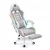 Fotel gamingowy HELL'S CHAIR HC-1039 2.0 Grey RGB LED tkanina szary
