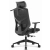 Fotel biurowy ergonomiczny obrot. Hell's Chair HC-1052 Plus czarny tkanina
